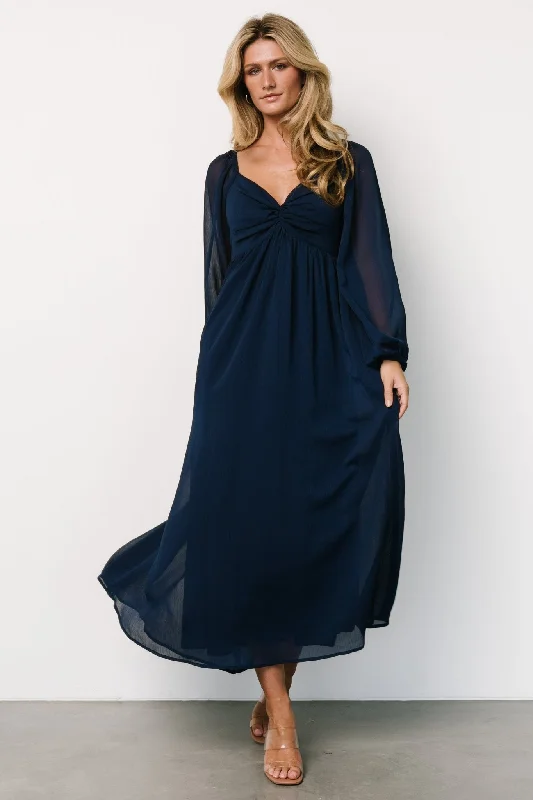 Cozy Outfit Dione Midi Dress | Navy