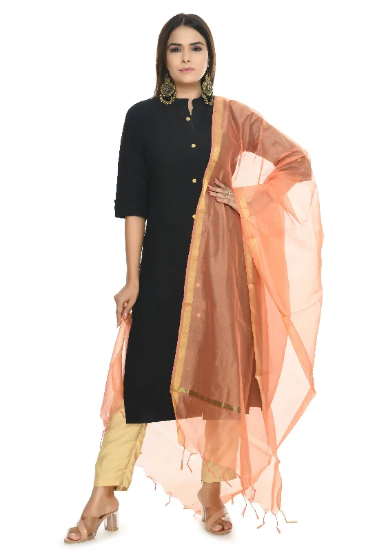 Energy Plan Women's Banarsi Chanderi Piping Dupatta Mfd0029 - Moeza