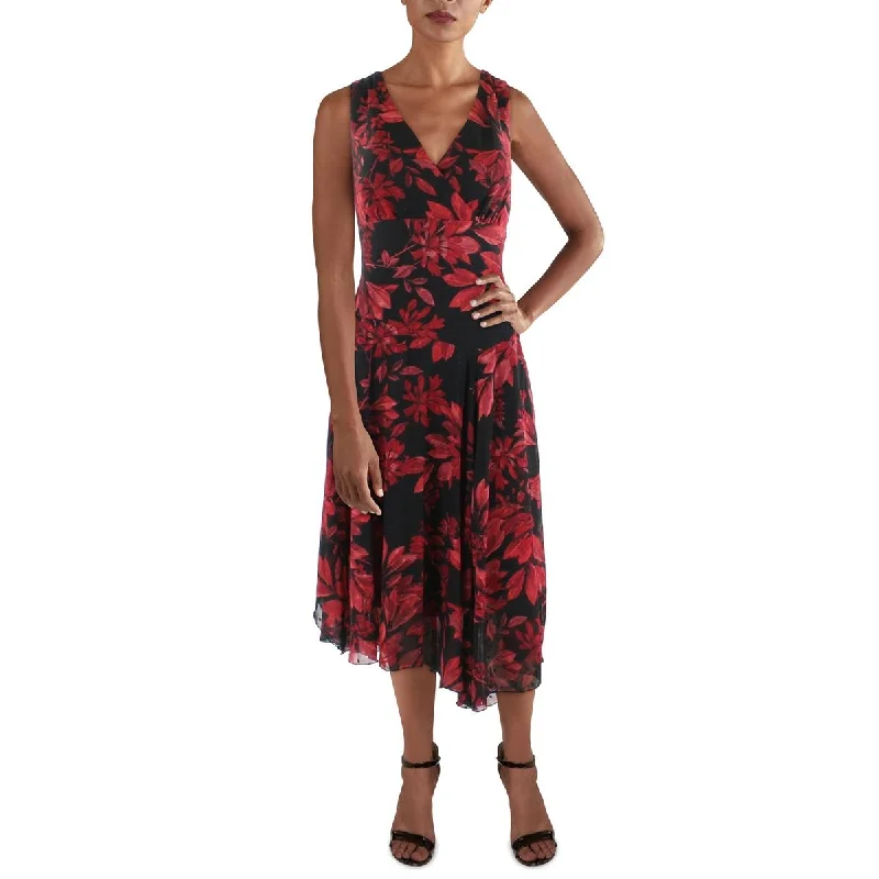 Exquisite Craftsmanship Connected Apparel Womens Boho Floral Midi Dress