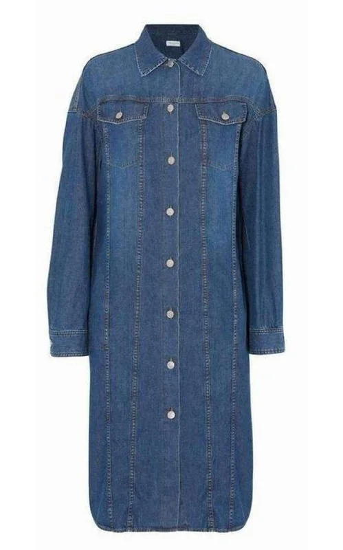 Weekend Wear Doralie Blue Denim Shirt Dress