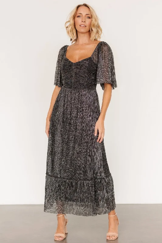 Design Must-have Elea Shimmer Dress | Black