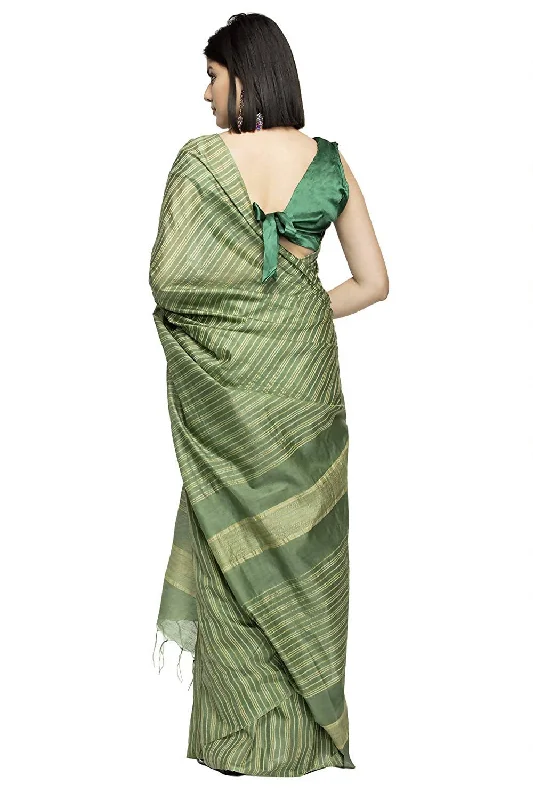Chic Lounge Women's Bhagalpuri Silk Sarees With Blouse Mfsaree_006 - Moeza