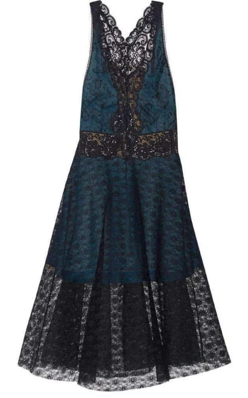 Cozy Fit Wear Floral Lace Inc Dress