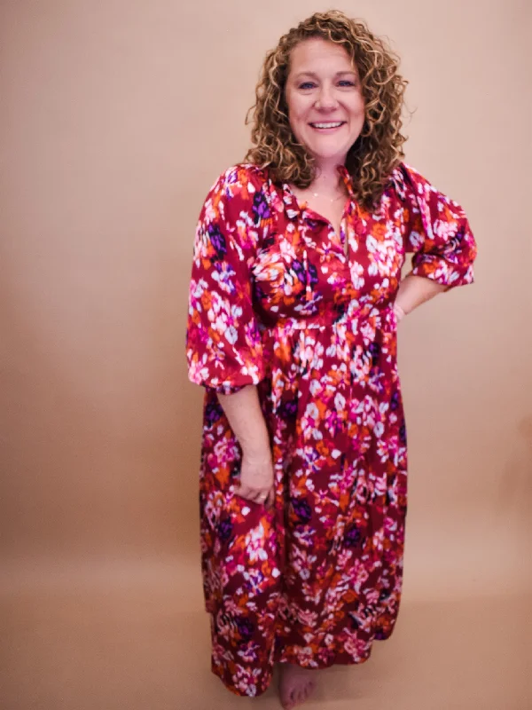 Soft Looks What It Seems Like Satin Midi Dress