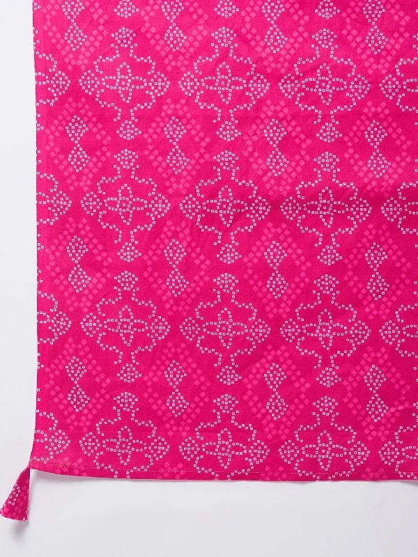 Versatile Comfort Women's Pink Bandhini Dupatta - InWeave