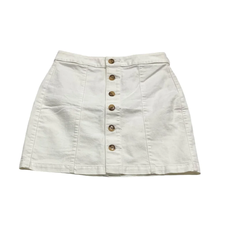 Fresh Comfort Skirt Mini & Short By Loft In White, Size: 6
