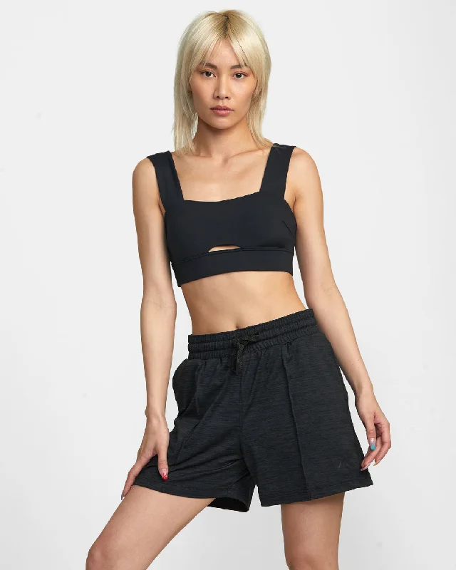 Cozy Fit Wear C-Able Workout Shorts - Black