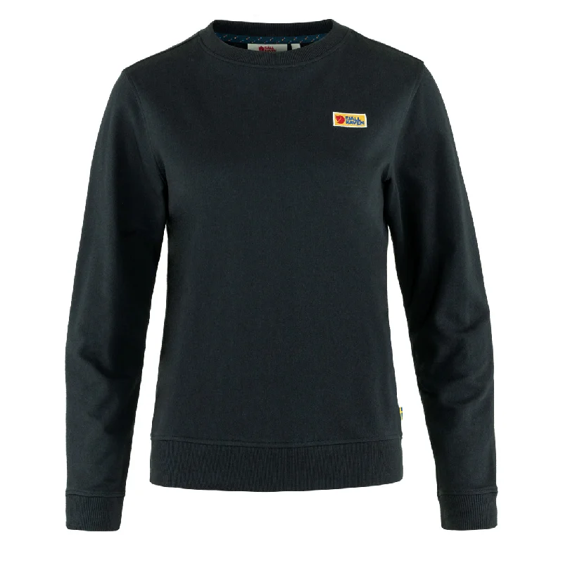 Effortless Comfort Fjallraven Womens Vardag Sweater Black