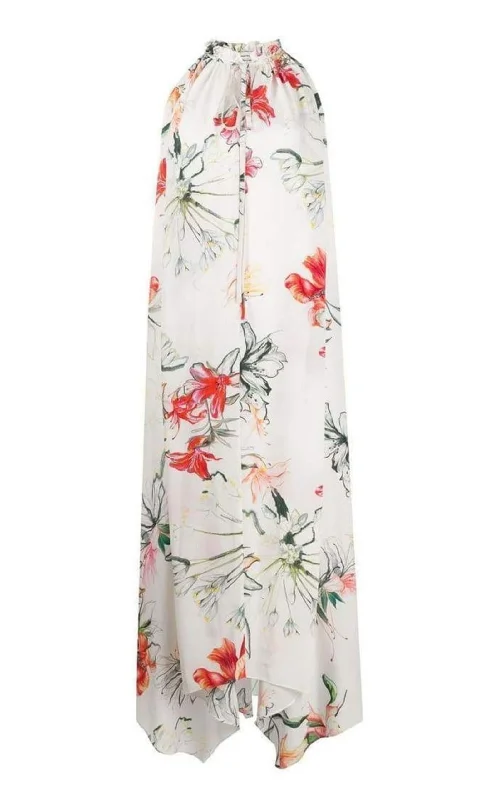 Fresh Comfort Endangered Flower Print Sleeveless Dress
