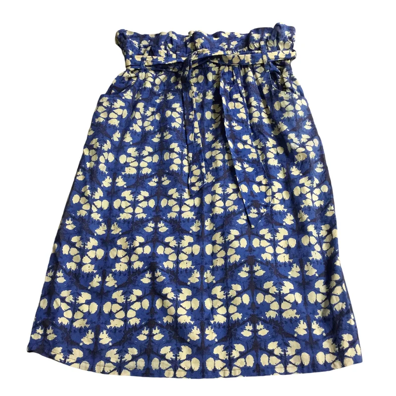 Comfort Fit Skirt Midi By Anthropologie In Blue, Size: S