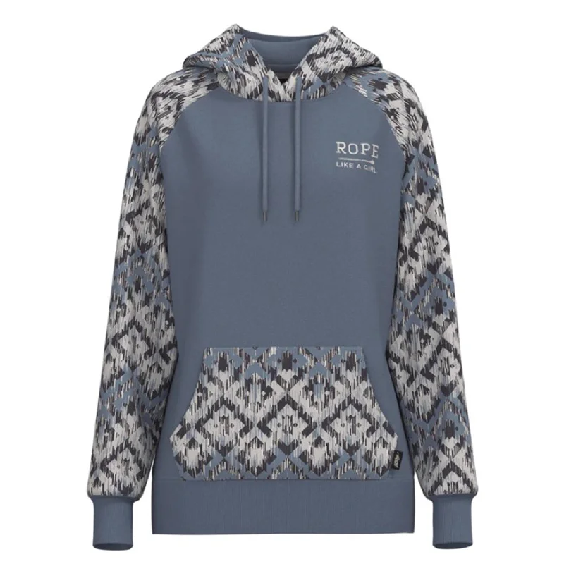 Comfy Pants Hooey Women's Blue RLAG Hoodie