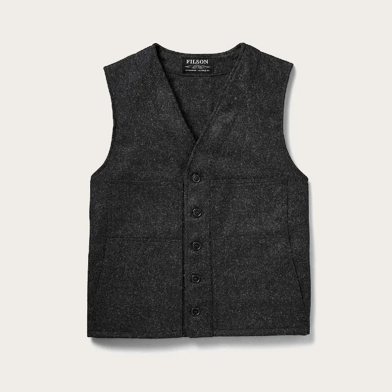 Comfortable Looks MACKINAW WOOL VEST - EXTRA LONG