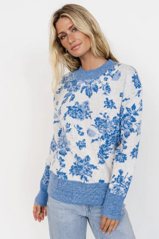 Relaxed Fit Legend Sweater | Blue Print
