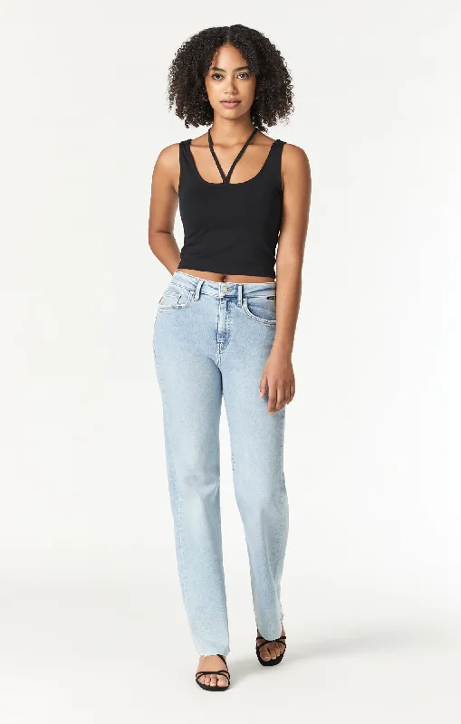 Easy Style VICTORIA WIDE LEG IN LIGHT RECYCLE BLUE