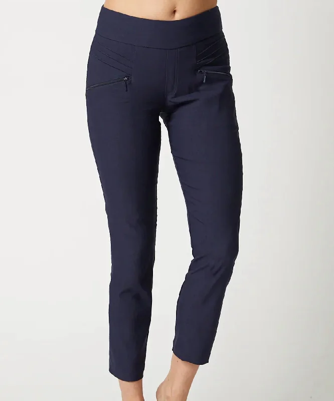 Cozy Look Fab Fit Pant In Navy