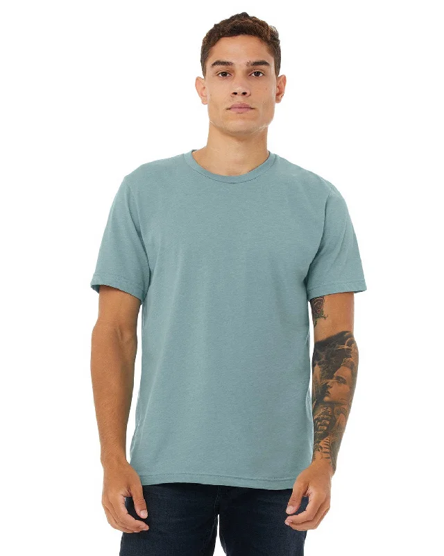 Cozy Chic Bella+Canvas Unisex Heather CVC T-Shirt | Hthr Blue Lagoon