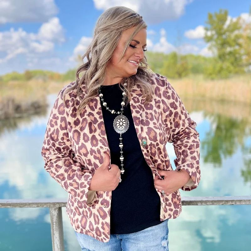 Cozy Outerwear PLUS Born Wild Blazer*