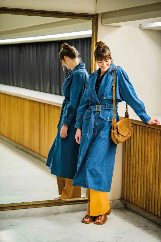 Cozy Outfit Fibre Mood Drea Trench Coat