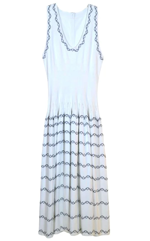 Weekend Style Knit Sleeveless Maxi Dress