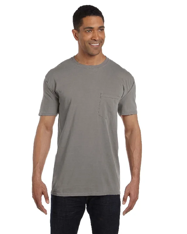 Breathable Comfort Comfort Colors Garment-Dyed Pocket T-Shirt | Grey