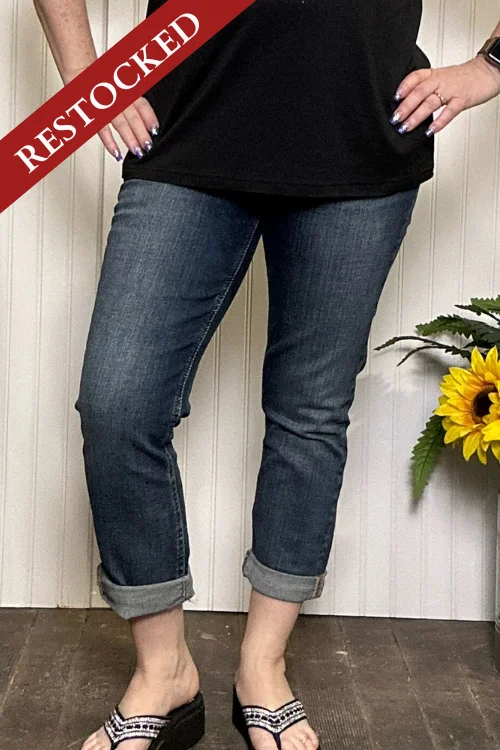 Free Design Silver Avery High Rise Capri