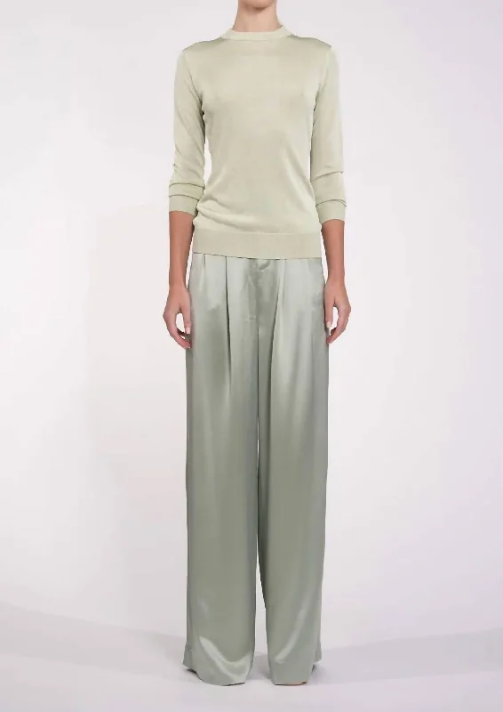 Warm Wear Paris Pant In Sage