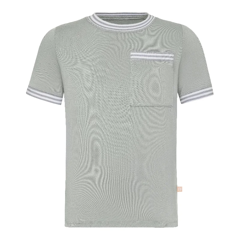 Soft Comfort Agave Border Stripe T-Shirt