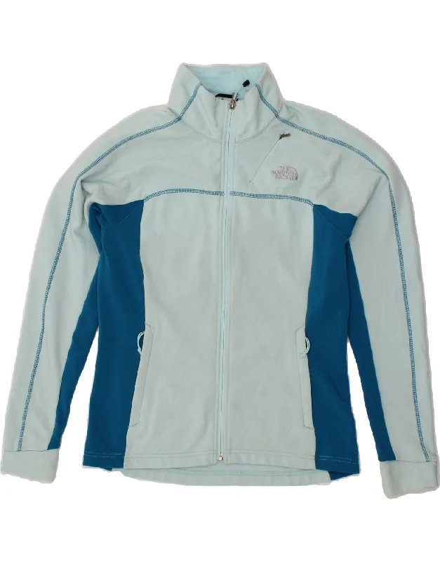 Sports Style THE NORTH FACE Womens Tracksuit Top Jacket UK 14 Medium Blue Colourblock Sports Style THE NORTH FACE Womens Tracksuit Top Jacket UK 14 Medium Blue Colourblock