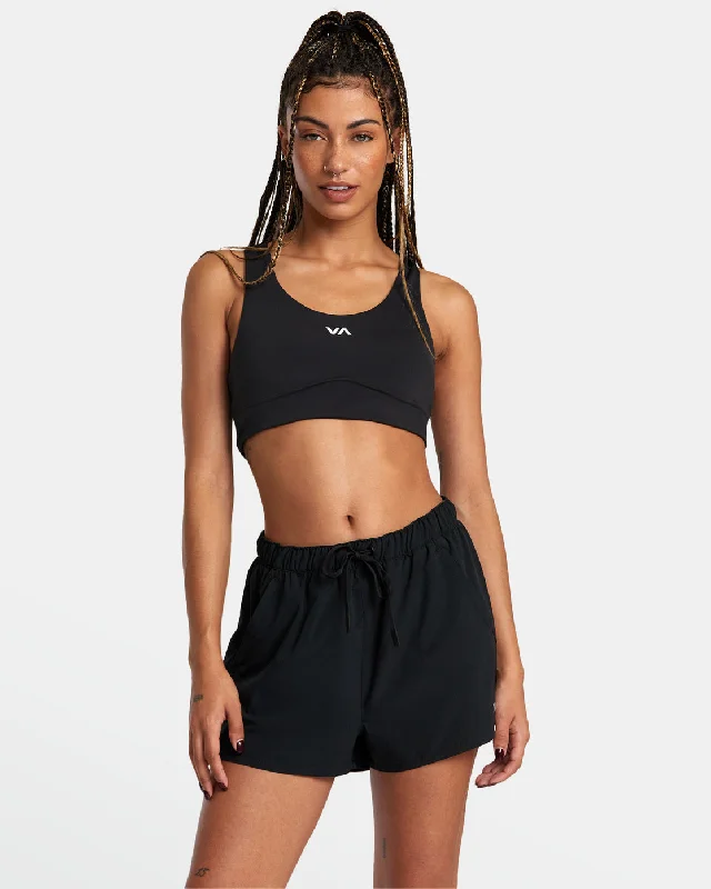 Cozy Sweaters VA Essential Mid-Rise Yogger X Technical Training Shorts - Black