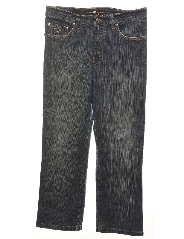 Cozy Dress Stonewash Straight-Fit Jeans - W33 L32