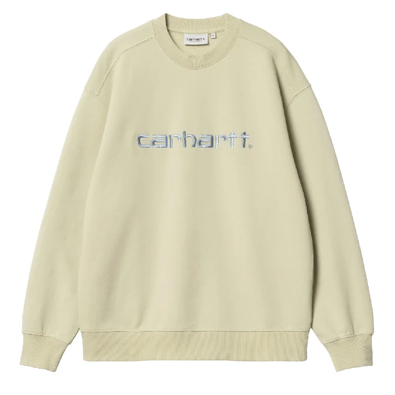 Soft Style Carhartt WIP Womens Sweat Beryl / Frosted Blue