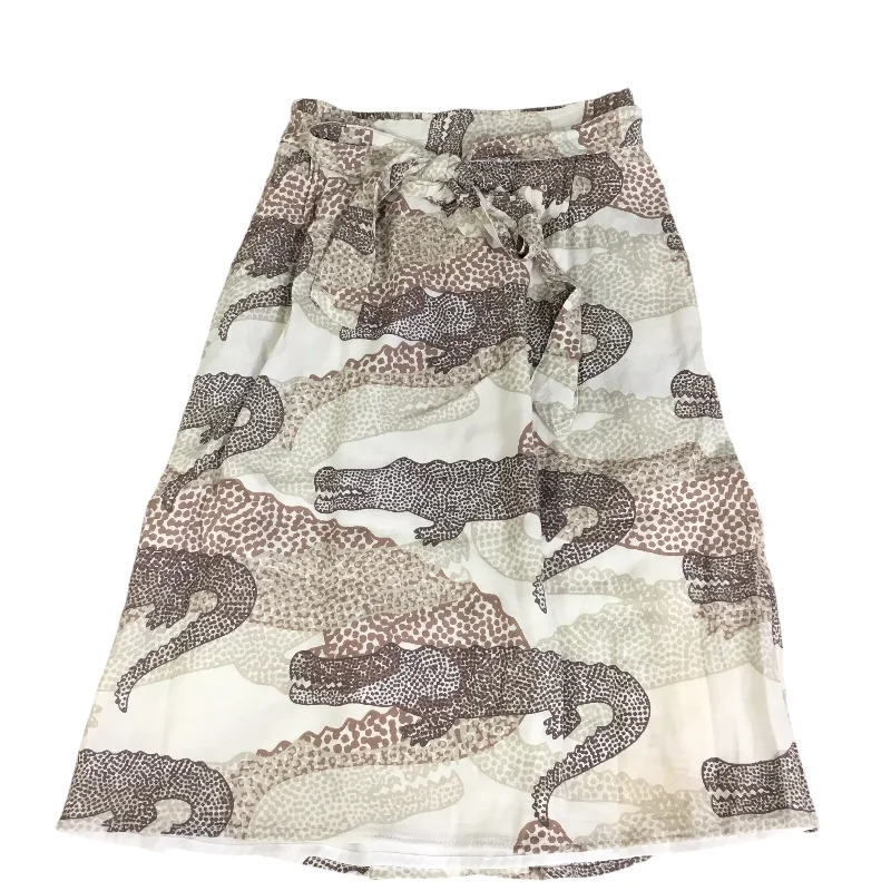 Soft Touch Skirt Midi By Anthropologie In Tan, Size: Xs