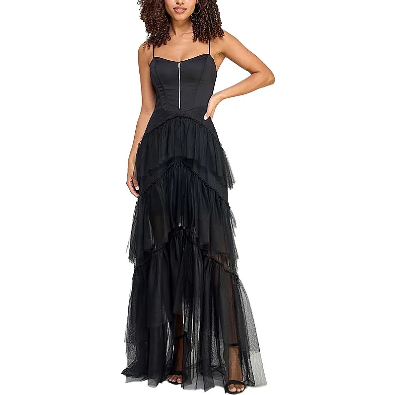 Versatile Comfort City Studio Womens Full Length Zipper Maxi Dress