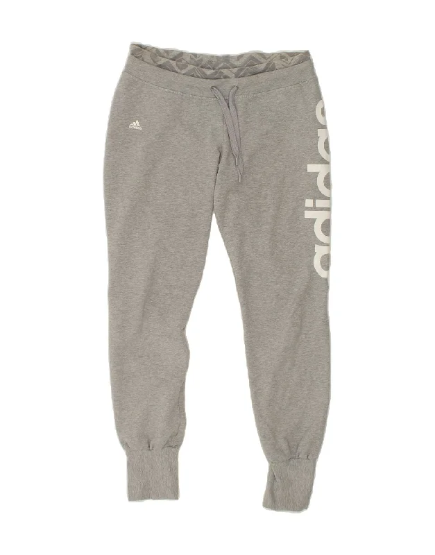 Fashionable Items ADIDAS Womens Climalite Graphic Tracksuit Trousers Joggers UK 8 Small Grey Fashionable Items ADIDAS Womens Climalite Graphic Tracksuit Trousers Joggers UK 8 Small Grey