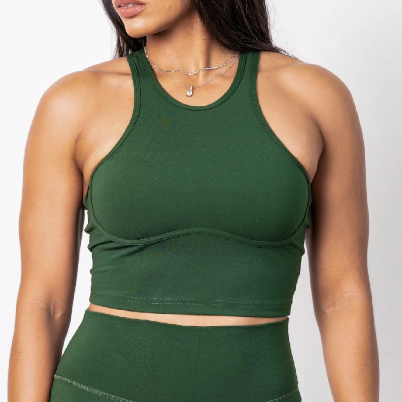 Easy Chic Aspire II Tank Top - Green