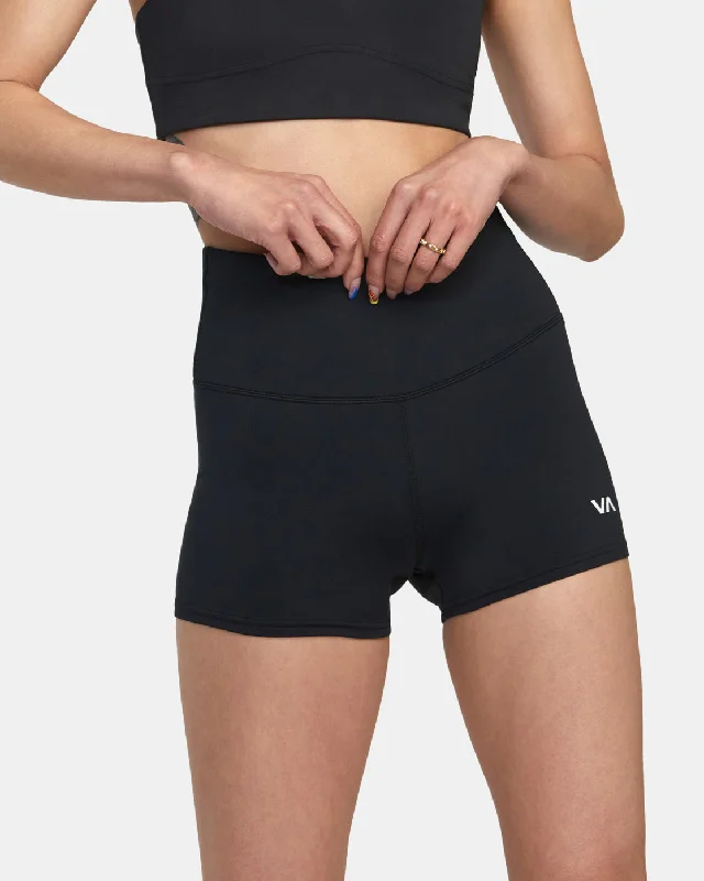 All-Day Wear Shorty Workout Shorts - Black