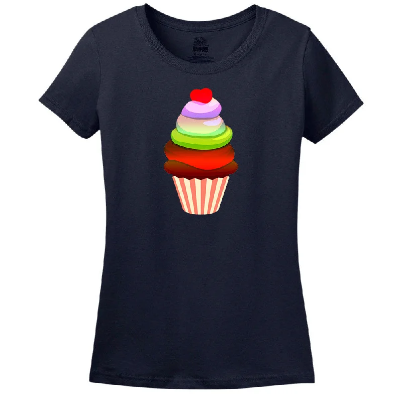 Layered Style Cupcake T-Shirt