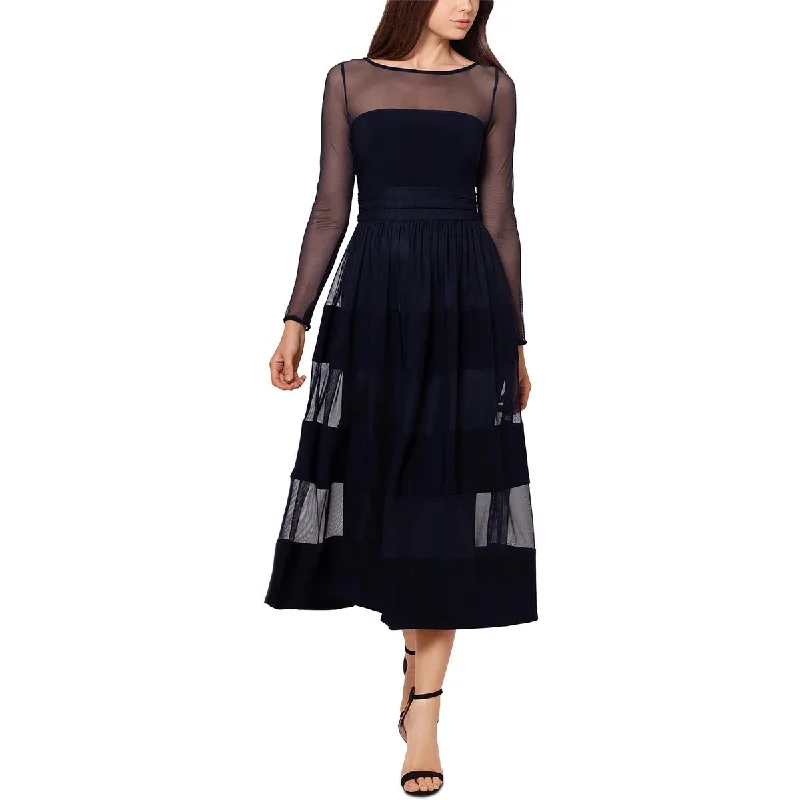 Soft Fashion Betsy & Adam Womens Drapey Long Maxi Dress
