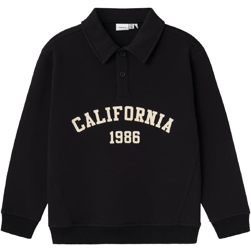 Relaxed Dresses Name It Black Rolgris Regular Sweatshirt