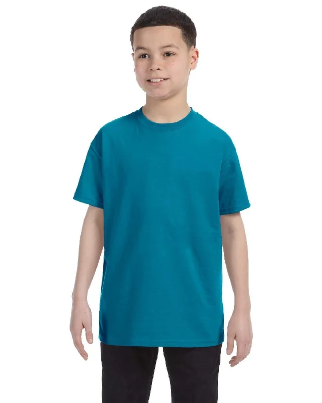 All-Day Wear Jerzees Youth Heavyweight 50/50 T-Shirt | California Blue