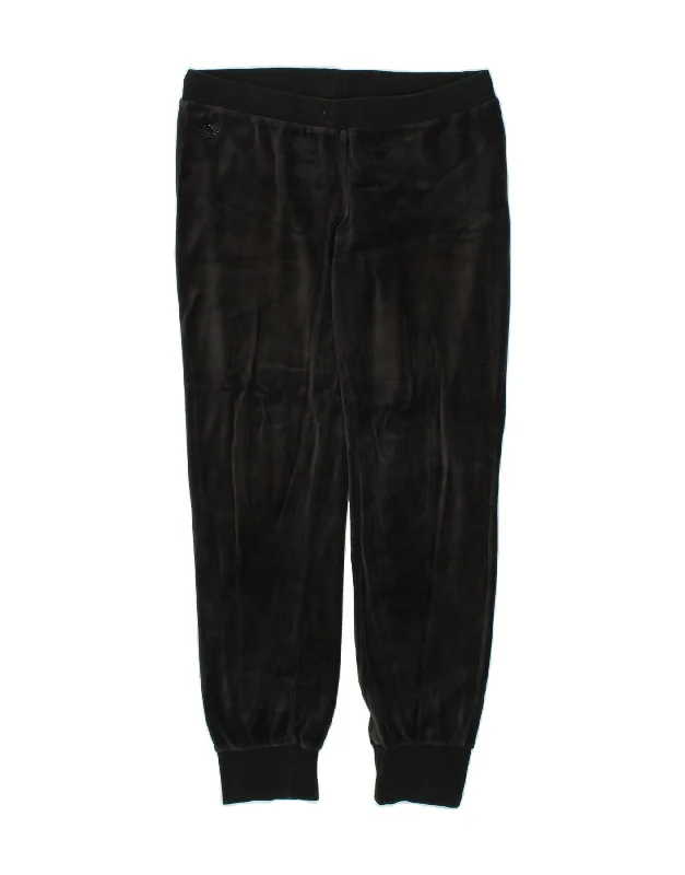 Easygoing Style LOTTO Womens Tracksuit Trousers Joggers UK 18 XL Black Cotton