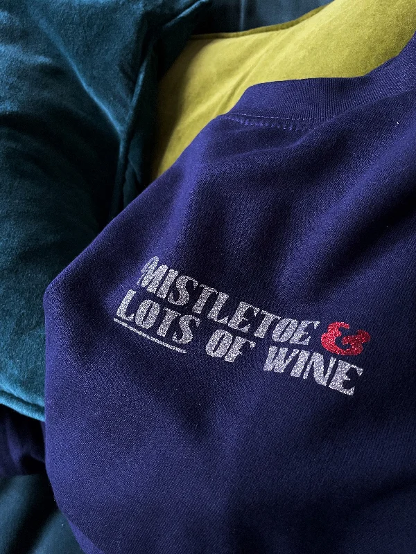 Chic Comfort Mistletoe & Lots of Wine - Unisex Fit Sweater