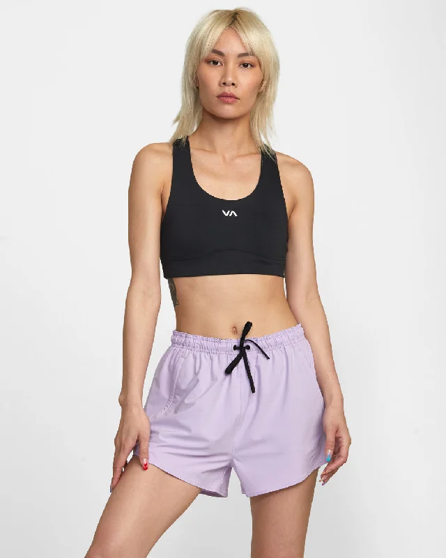 Soft Style VA Essential Yogger 12" Sport Shorts - Lavender
