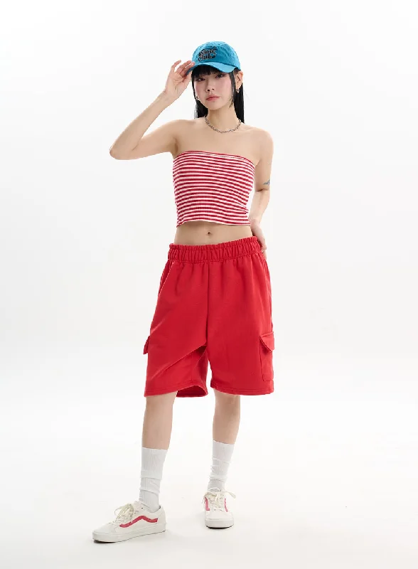 Modern Comfort Comfortable Wide Leg Shorts IF413