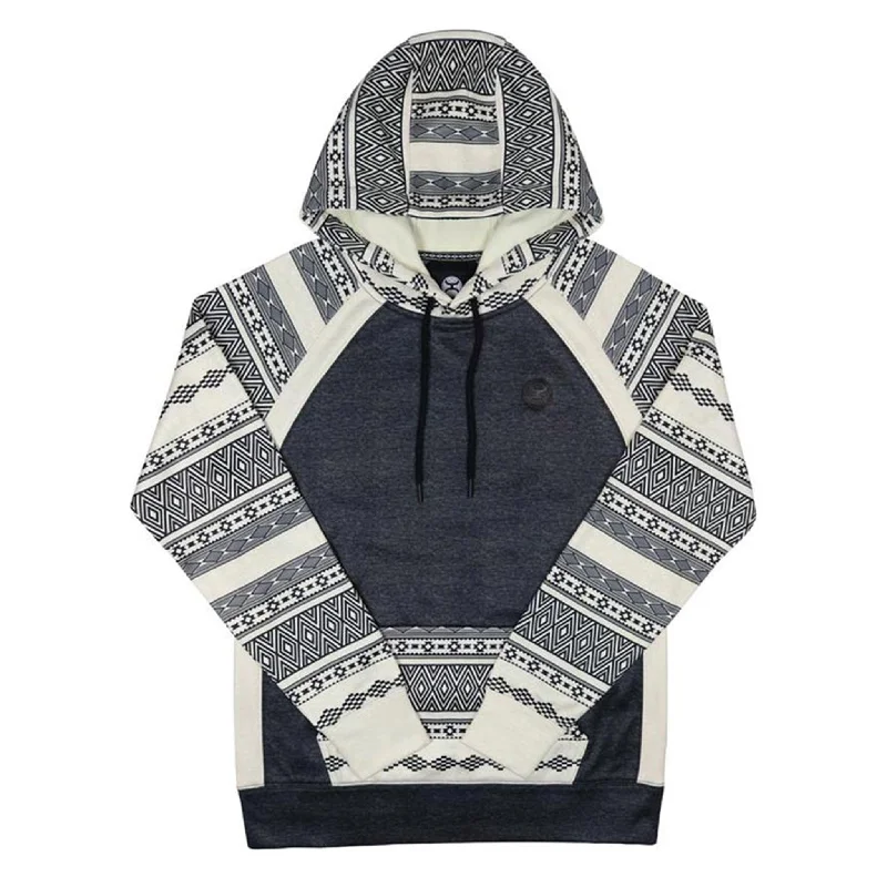 All-Day Comfort Hooey Women's Maya Black & Cream Hoodie