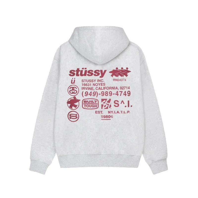 Sporty Elegance DNA Zip Hoodie