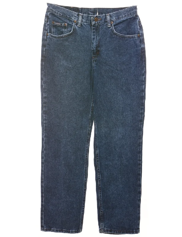 Easy Style Dark Wash Lee Tapered Jeans - W30 L27