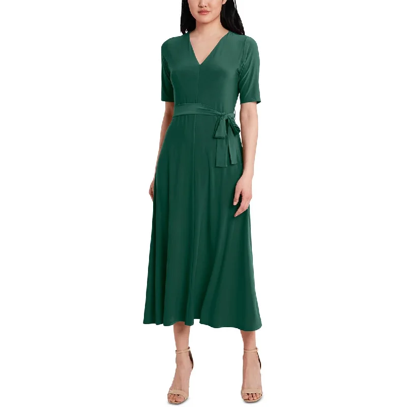 Exclusive Customization Chaus Womens V-Neck Midi Maxi Dress