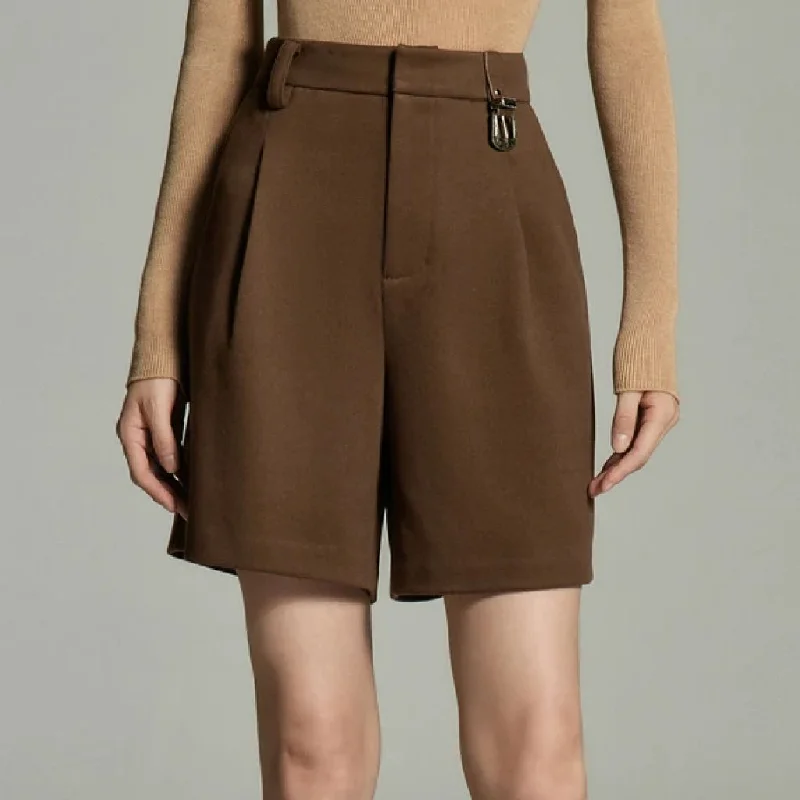 Cozy Fit Women's Woolen Shorts