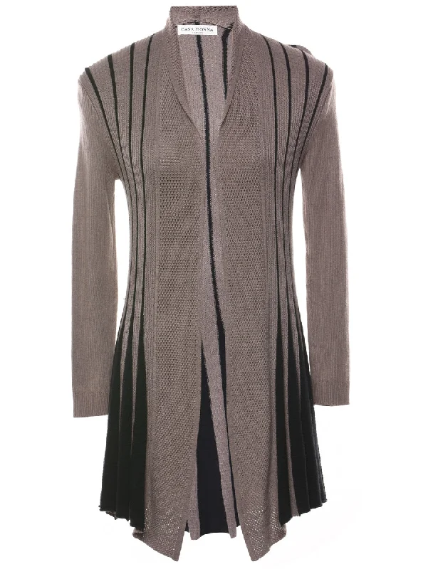 Advanced Design Striped Jacket - S